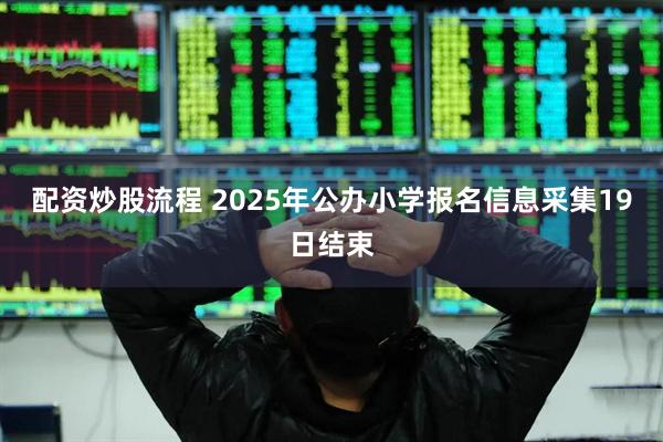 配资炒股流程 2025年公办小学报名信息采集19日结束